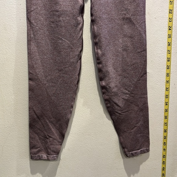 Pink women's leggings mauve color - Picture 2 of 8